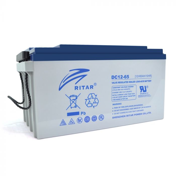 Акумуляторна батарея Ritar 12V 65AH (DC12-65/07605) AGM