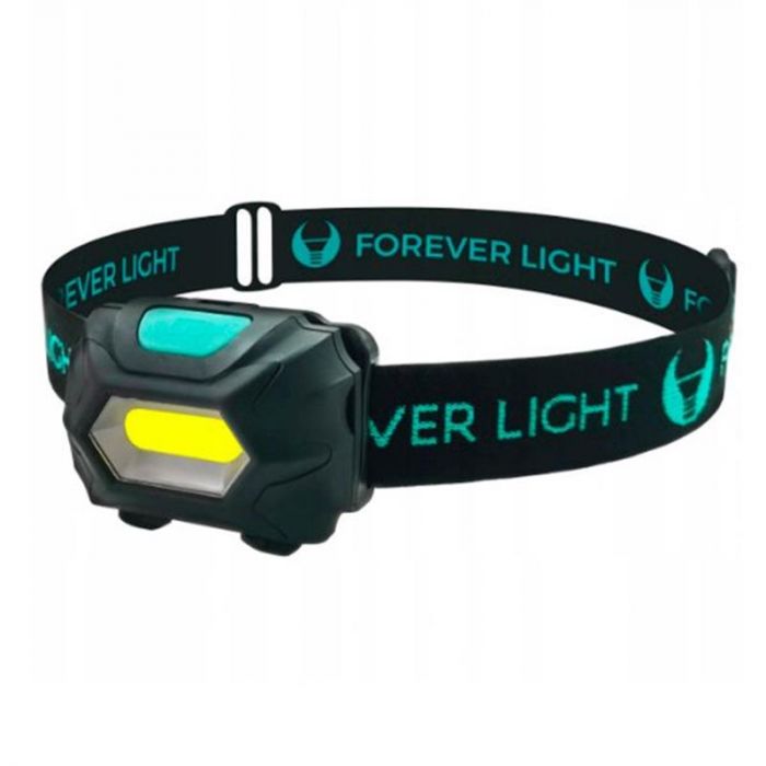 Налобний ліхтар Forever Light Basic COB 3W 135lm 3 x AAA (5900495921048)