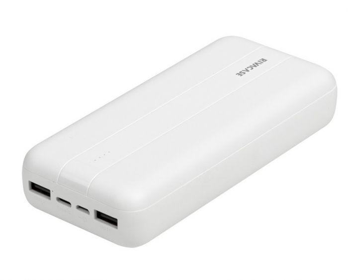 Універсальна мобільна батарея Rivacase VA2081 20000 mAh White (PB931071)