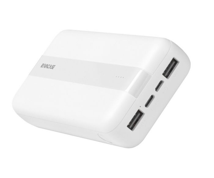 Універсальна мобільна батарея Rivacase VA2081 20000 mAh White (PB931071)