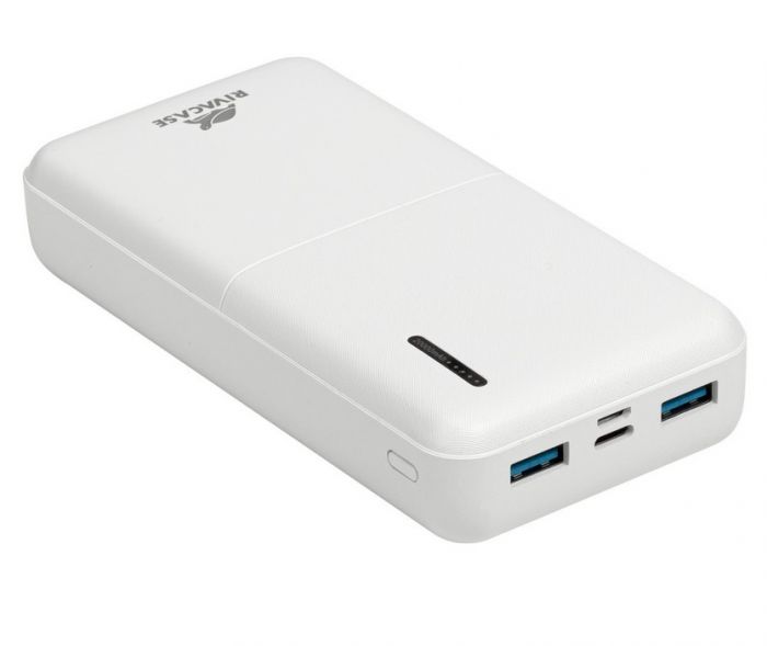 Універсальна мобільна батарея Rivacase VA2572 20000 mAh White (PB931088)