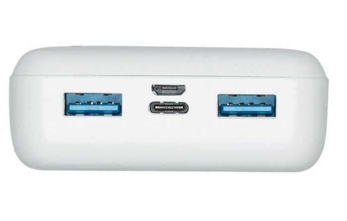 Універсальна мобільна батарея Rivacase VA2572 20000 mAh White (PB931088)