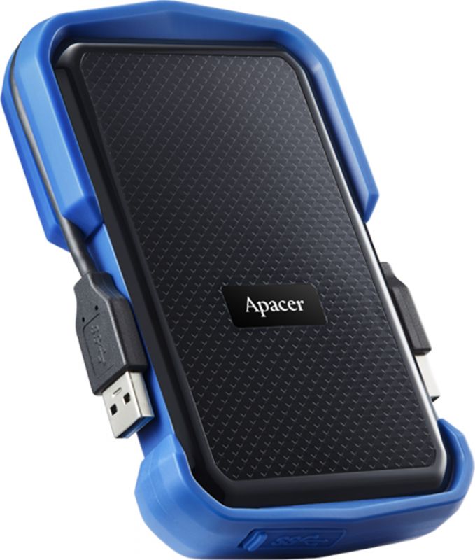 Зовнішній жорсткий диск 2.5" USB 2.0TB Apacer AC631 Black/Blue (AP2TBAC631U-1)