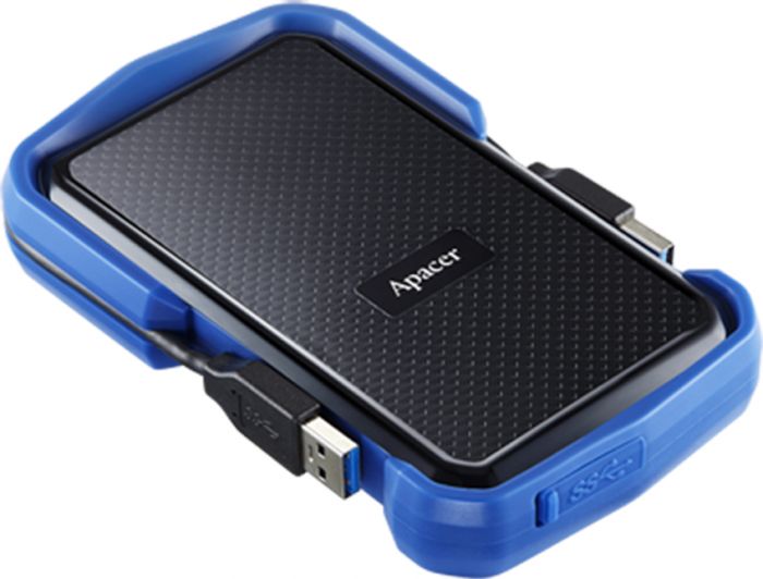 Зовнішній жорсткий диск 2.5" USB 2.0TB Apacer Apacer AC631 Black/Blue (AP2TBAC631U-1)