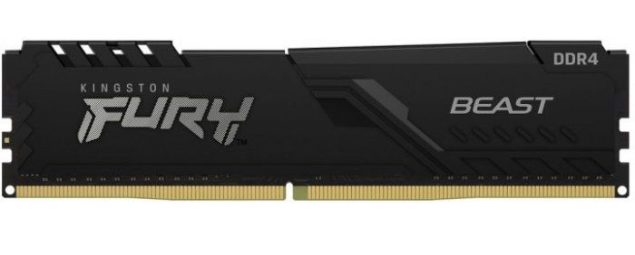 Модуль пам`ятi DDR4 4GB/2666 Kingston Fury Beast Black (KF426C16BB/4)