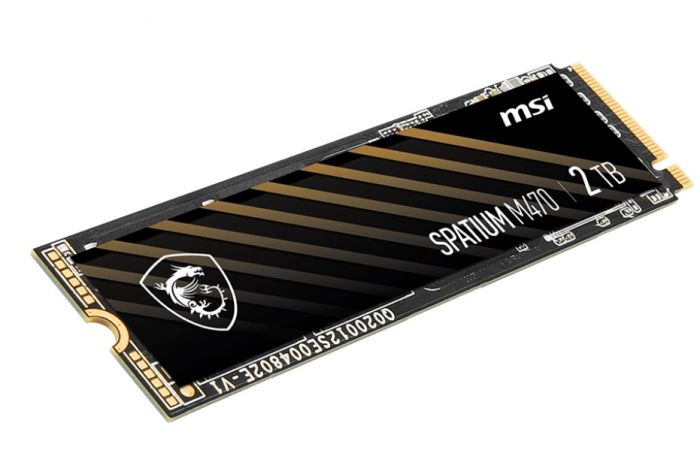 Накопичувач SSD 2TB MSI Spatium M470 M.2 2280 PCIe 4.0 x4 NVMe 3D NAND TLC (S78-440Q470-P83)