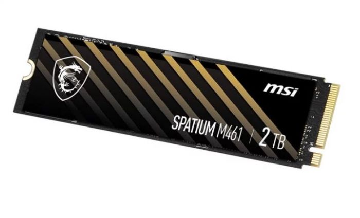 Накопичувач SSD 2TB MSI Spatium M461 M.2 2280 PCIe 4.0 x4 NVMe 3D NAND TLC (S78-440Q550-P83)