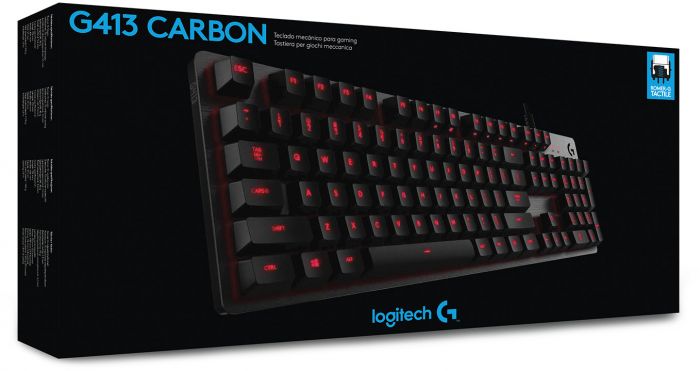 Клавiатура Logitech G413 Carbon USB (920-008310)