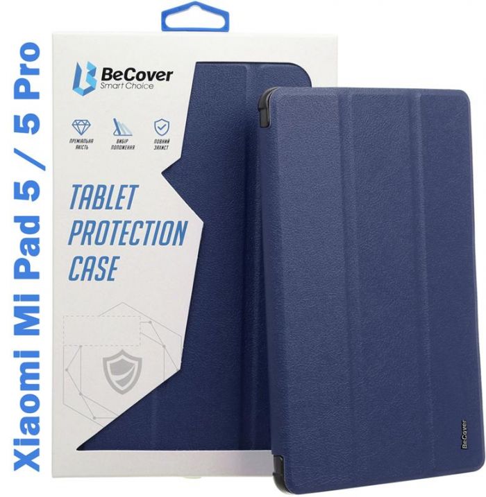 Чохол-книжка BeCover Soft Edge для Xiaomi Mi Pad 5/5 Pro Deep Blue (708362)