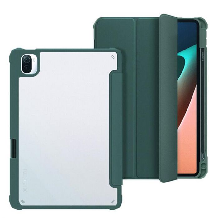 Чохол-книжка BeCover Soft Edge для Xiaomi Mi Pad 5/5 Pro Dark Green (708363)