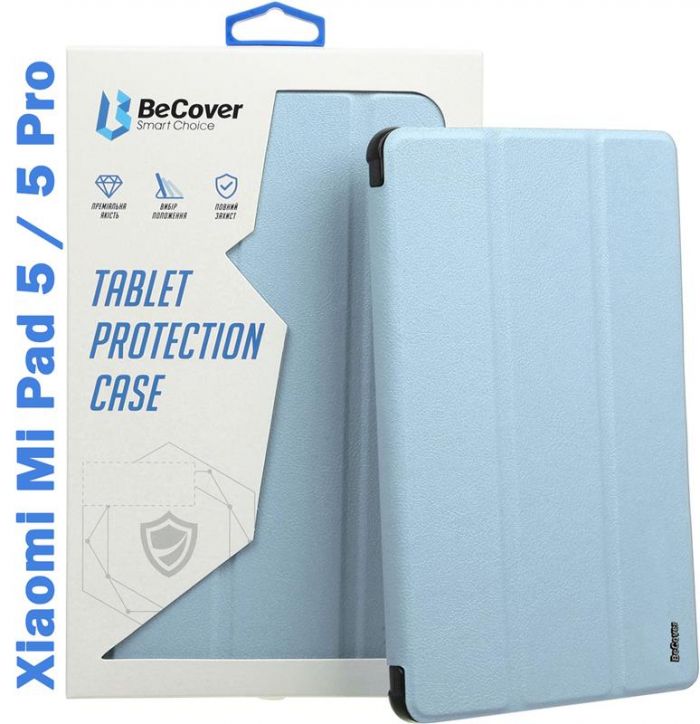 Чохол-книжка BeCover Soft Edge для Xiaomi Mi Pad 5/5 Pro Light Blue (708365)