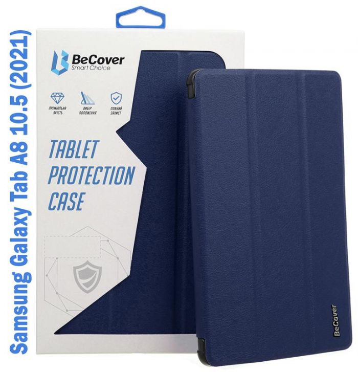 Чохол-книжка BeCover Flexible TPU Mate для Samsung Galaxy Tab A8 SM-X200/SM-X205 Deep Blue (708378)