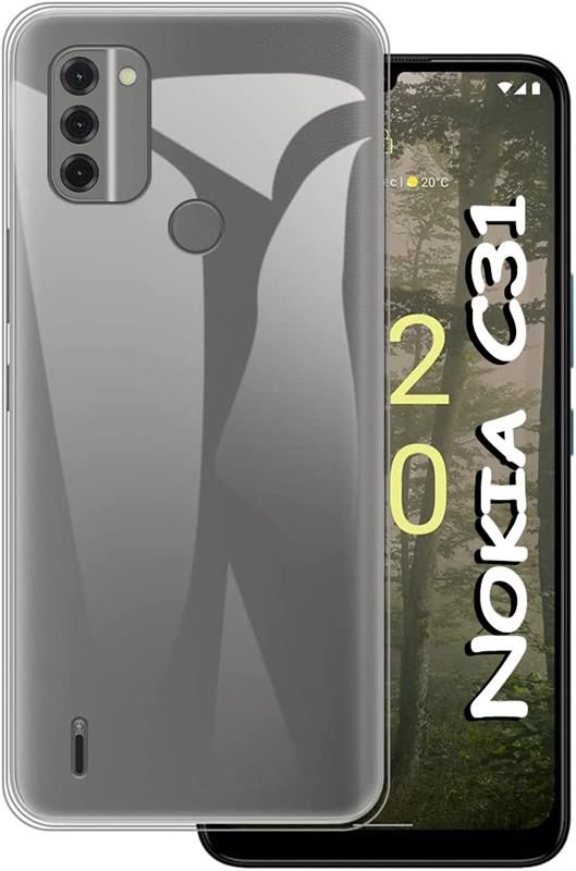 Чохол-накладка BeCover для Nokia C31 Transparancy (708649)