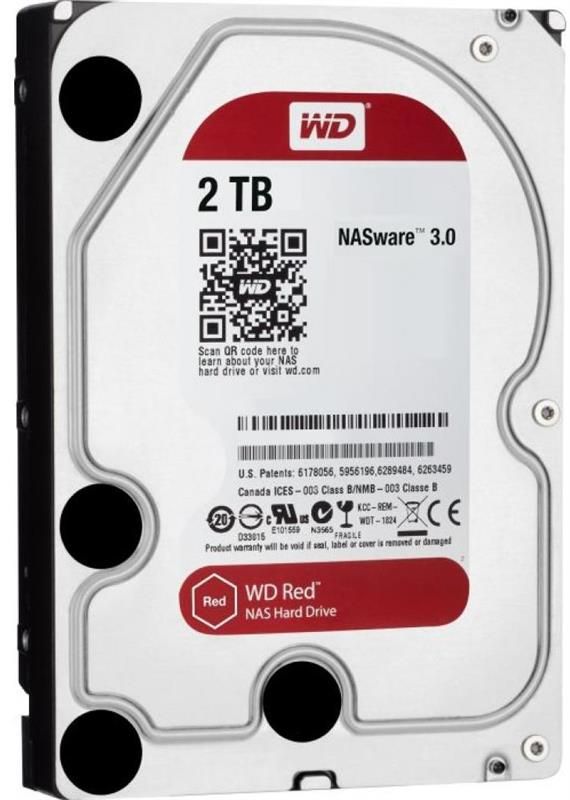 Накопичувач HDD SATA 2.0TB WD Red NAS 5400rpm 256MB (WD20EFAX)