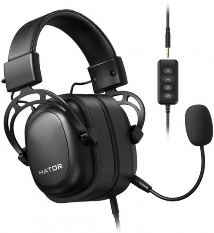 Гарнiтура Hator Hypergang 7.1 USB Black (HTA-840)