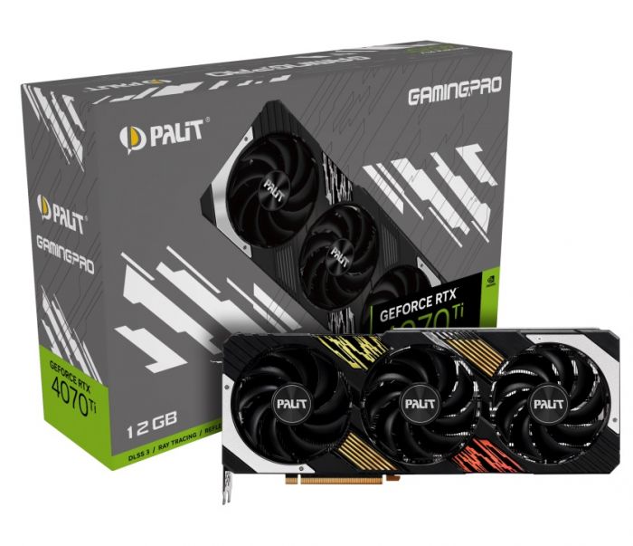 Відеокарта GF RTX 4070 Ti 12GB GDDR6X GamingPro Palit (NED407T019K9-1043A)