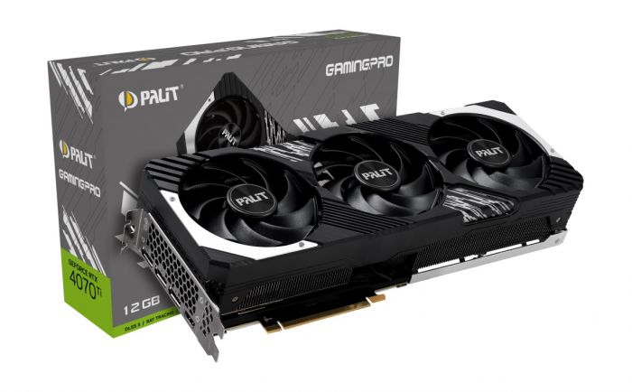 Відеокарта GF RTX 4070 Ti 12GB GDDR6X GamingPro Palit (NED407T019K9-1043A)