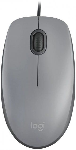 Мишка Logitech M110 Silent USB Mid Gray (910-006760)