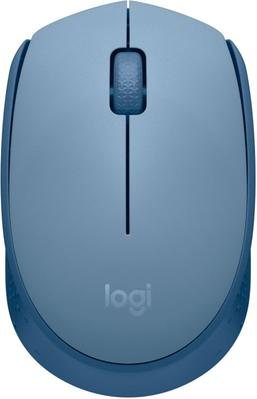 Мишка бездротова Logitech M171 Blue/Gray (910-006866)