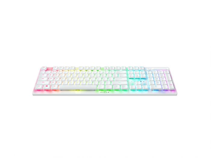 Клавіатура бездротова Razer DeathStalker V2 Pro Wireless Purple Switch ENG White (RZ03-04363500-R3M1) 