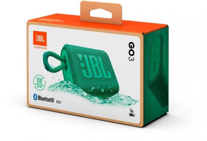 Акустична система JBL GO 3 Eco Green (JBLGO3ECOGRN)