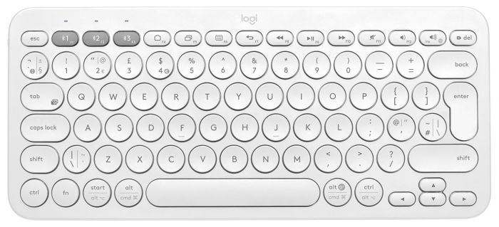 Клавіатура бездротова Logitech Wireless K380 UA White (920-009868)