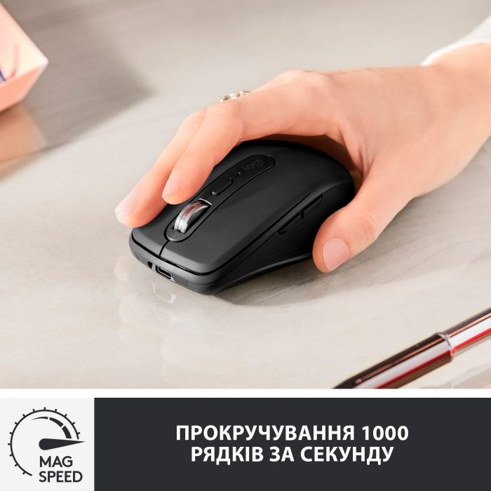 Мишка бездротова Logitech MX Anywhere 3 Wireless Graphite (910-005988)