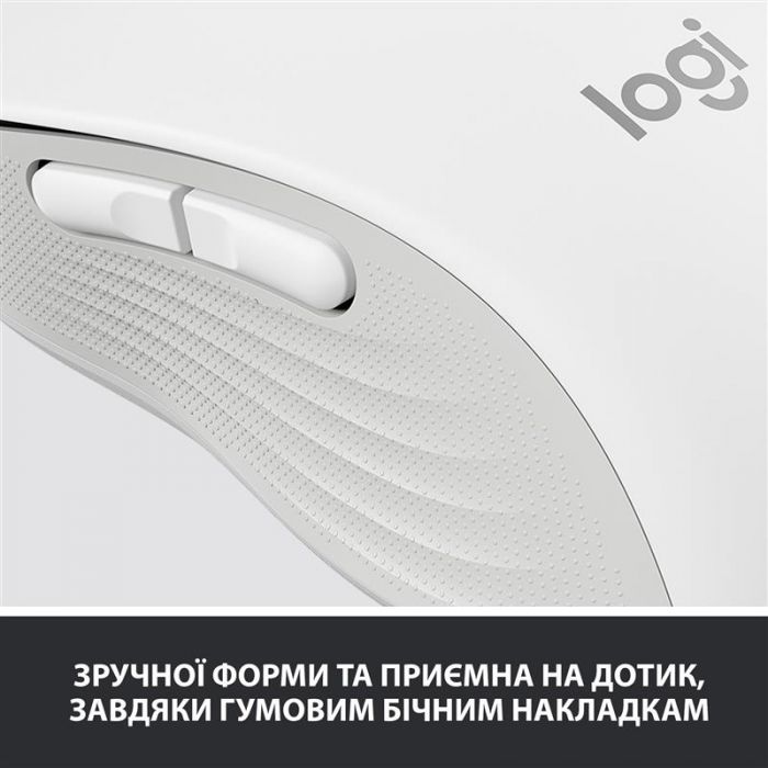 Мишка бездротова Logitech Signature M650 L Off-White (910-006238)