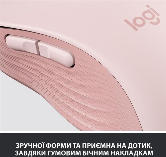 Мишка бездротова Logitech Signature M650 Rose (910-006254)