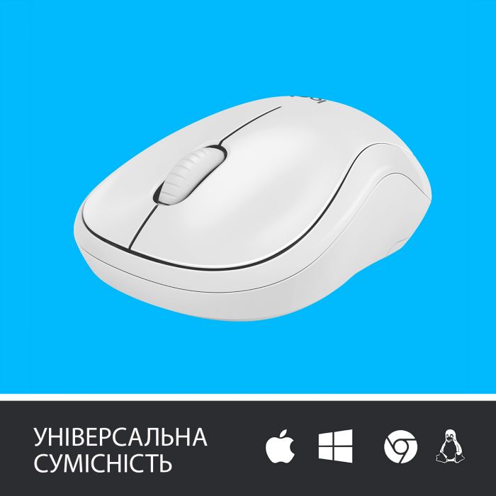 Мишка бездротова Logitech M220 Silent (910-006128) White USB