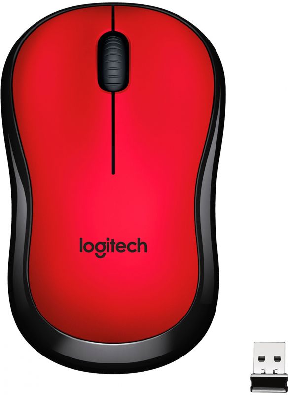 Мишка бездротова Logitech M220 Silent (910-004880) Red USB