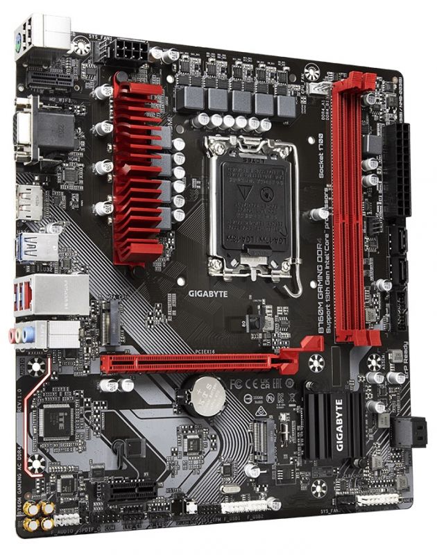 Материнська плата Gigabyte B760M Gaming DDR4 Socket 1700