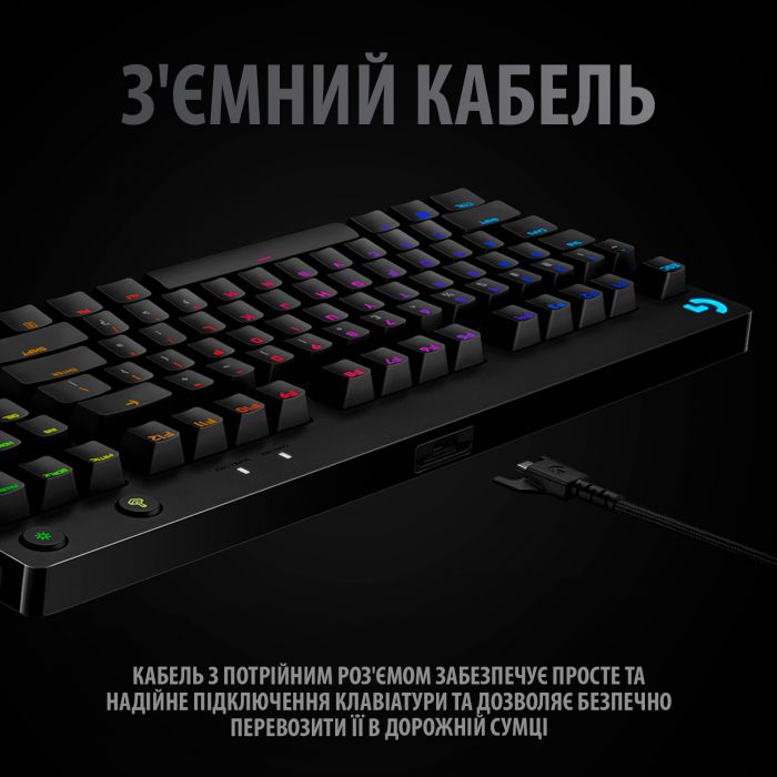 Клавiатура Logitech G Pro Mechanical Gaming USB (920-009392)