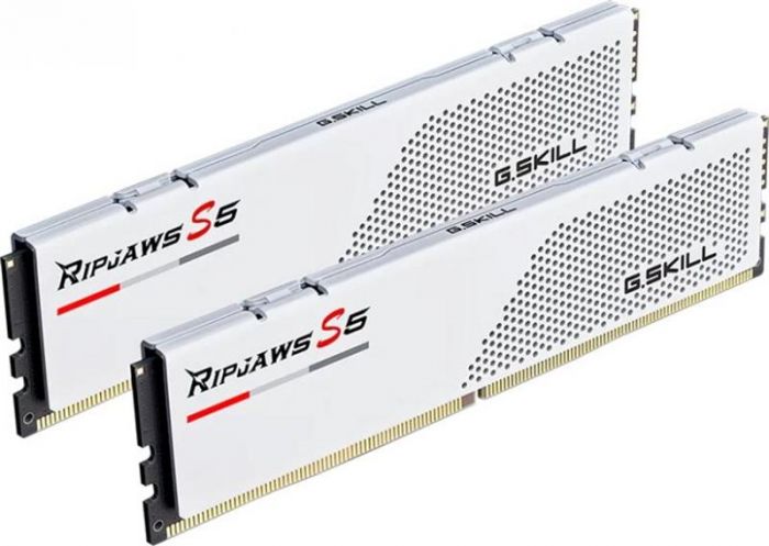 Модуль пам`ятi DDR5 2x16GB/5200 G.Skill Ripjaws S5 White (F5-5200J3636C16GX2-RS5W)