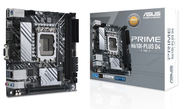 Материнська плата Asus Prime H610I-Plus D4-CSM Socket 1700