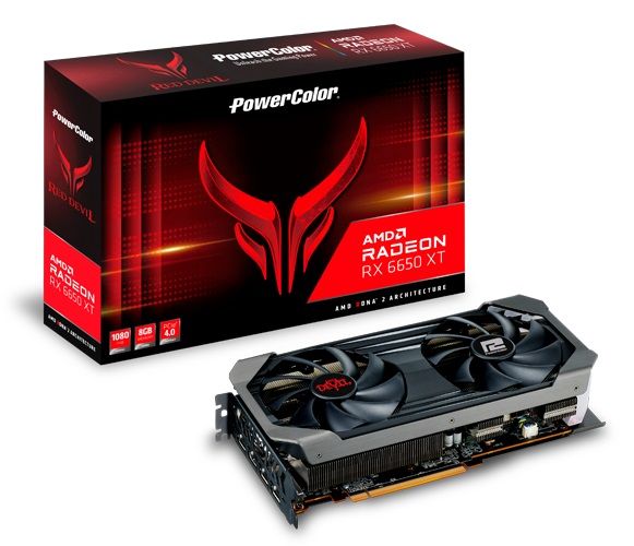 Відеокарта AMD Radeon RX 6650 XT 8GB GDDR6 Red Devil PowerColor (AXRX 6650 XT 8GBD6-3DHE/OC)