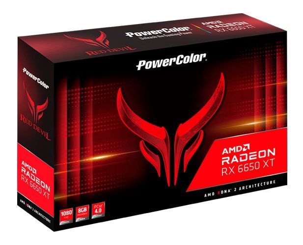 Відеокарта AMD Radeon RX 6650 XT 8GB GDDR6 Red Devil PowerColor (AXRX 6650 XT 8GBD6-3DHE/OC)