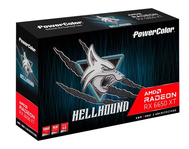 Відеокарта AMD Radeon RX 6650 XT 8GB GDDR6 Hellhound PowerColor (AXRX 6650 XT 8GBD6-3DHL/OC)