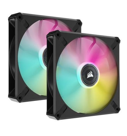 Вентилятор Corsair iCUE ML140 RGB Elite Premium Dual Pack (CO-9050115-WW)