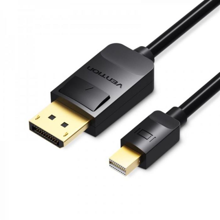 Кабель Vention MiniDisplayPort-DisplayPort, v1.2, 3 m, Black (HAABI)