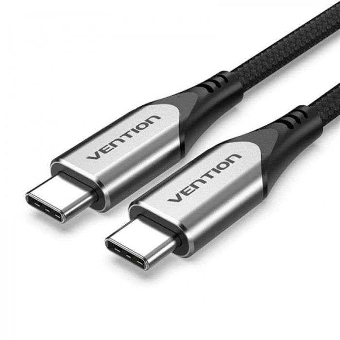 Кабель Vention USB-C - USB-C, 0.5 m, Grey (TAAHD)