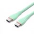 Кабель Vention USB-C - USB-C, 1 m, Green (TAWGF)