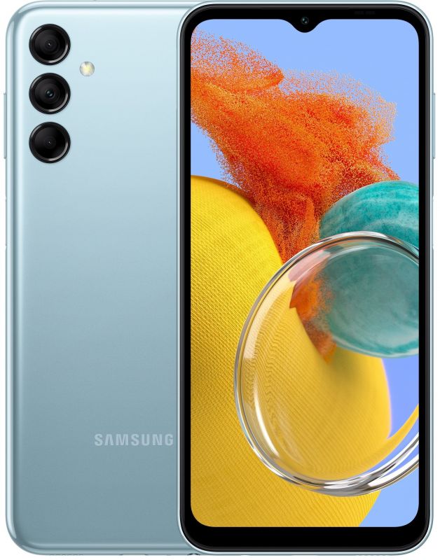 Смартфон Samsung Galaxy M14 SM-M146 4/64GB Dual Sim Blue (SM-M146BZBUSEK)