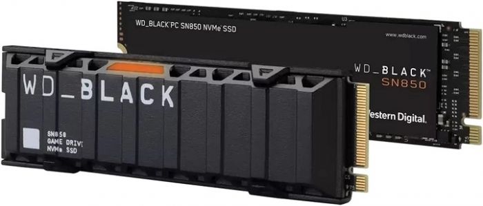Накопичувач SSD 1TB WD Black SN850 M.2 2280 PCIe 4.0 x4 3D QLC with Heatsink (WDBAPZ0010BNC-WRSN)