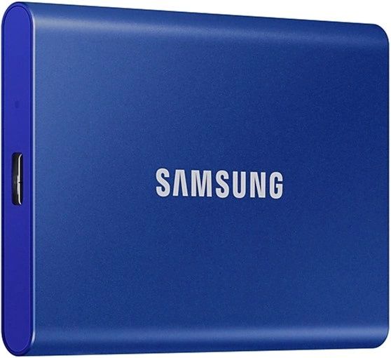 Накопичувач зовнішній SSD 2.5" USB  500GB Samsung T7 Indigo Blue (MU-PC500H/WW)