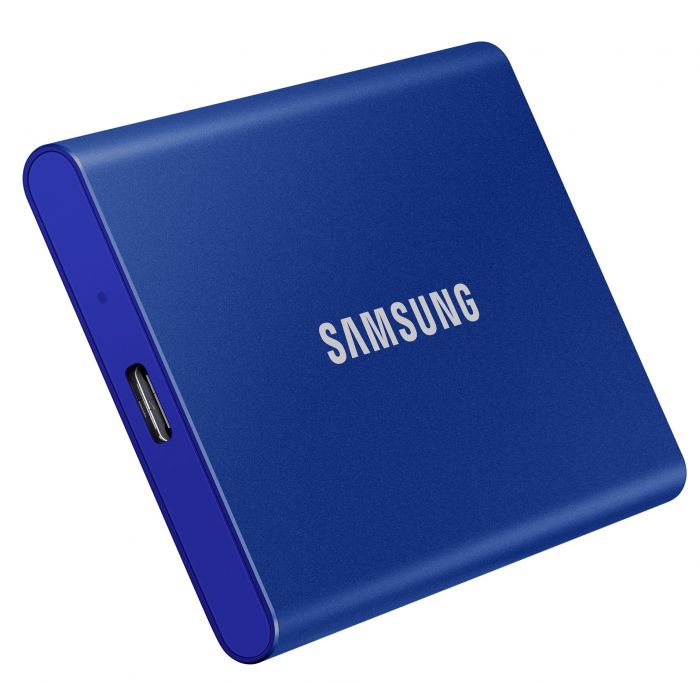 Накопичувач зовнішній SSD 2.5" USB  500GB Samsung T7 Indigo Blue (MU-PC500H/WW)