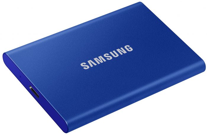 Накопичувач зовнішній SSD 2.5" USB 1.0TB Samsung T7 Indigo Blue (MU-PC1T0H/WW)