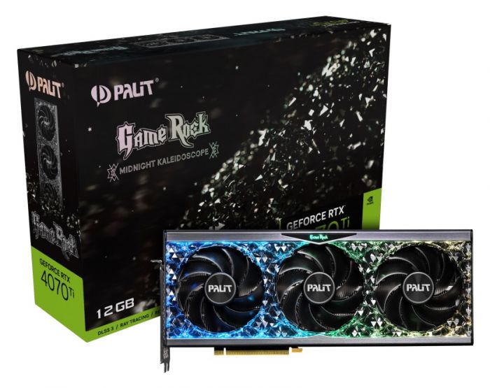 Відеокарта GF RTX 4070 Ti 12GB GDDR6X GameRock Palit (NED407T019K9-1045G)