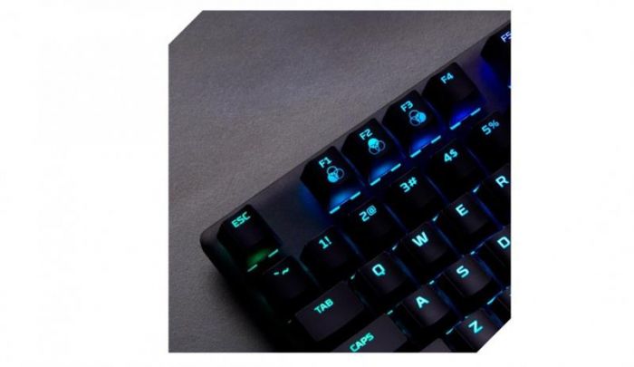 Клавіатура HyperX Alloy Origins Red RGB PBT ENG/RU Black (639N3AA) USB