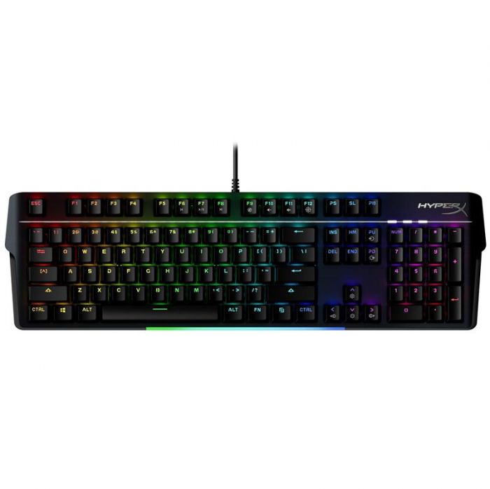 Клавіатура HyperX Alloy MKW100 TTC Red USB RGB ENG/RU Black (4P5E1AX) USB